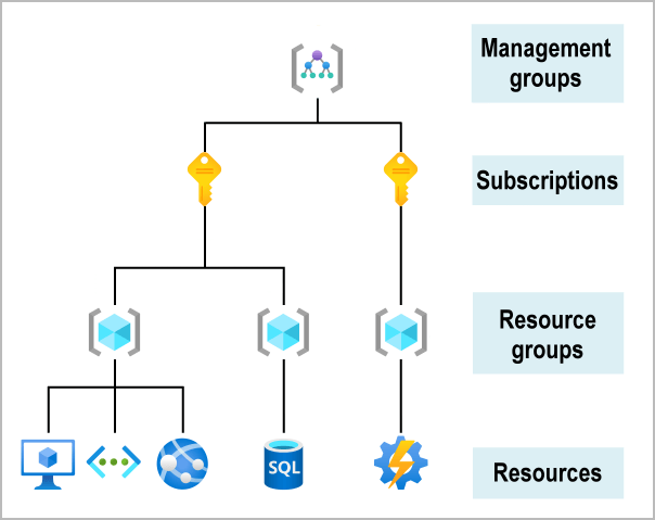 top-down hierarchy of organization